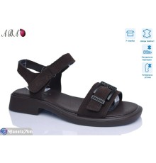 Босоніжки жіночі на літо (8 пар р.36-41) коричневий  "Aba"