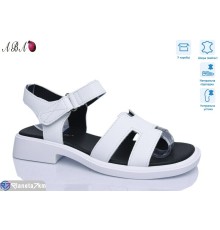 Босоніжки жіночі на літо (8 пар р.36-41) білий  "Aba"