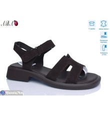 Босоніжки жіночі на літо (8 пар р.36-41) коричневий  "Aba"