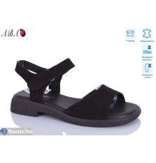 Босоніжки жіночі на літо (8 пар р.36-41) коричневий  "Aba"