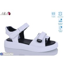 Босоніжки жіночі на літо (8 пар р.36-41) білий  "Aba"