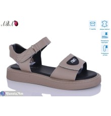 Босоніжки жіночі на літо (8 пар р.36-41) коричневий  "Aba"