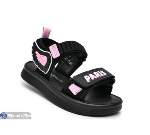 Дитячі босоніжки на літо (14 пар р.31-37) чорний  "TOMMY"