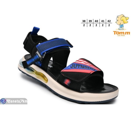 Сандалі дитячі на літо (10 пар р.38-42) чорний  "TOMMY"