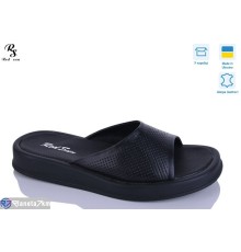 Шлепки жіночі на літо (8 пар р.36-41) чорний  "Red Sun"