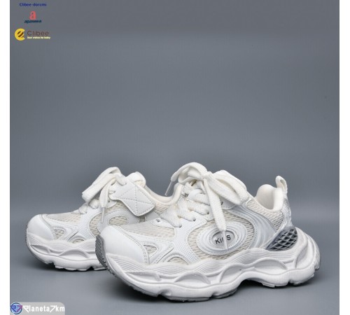 Дитячі кросівки на весну/осінь (7 пар р.31-37) білий  "BELIES-D"