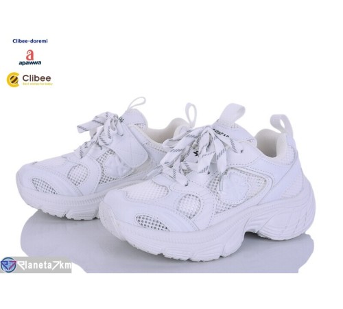 Дитячі кросівки на весну/осінь (7 пар р.31-37) білий  "BELIES-D"