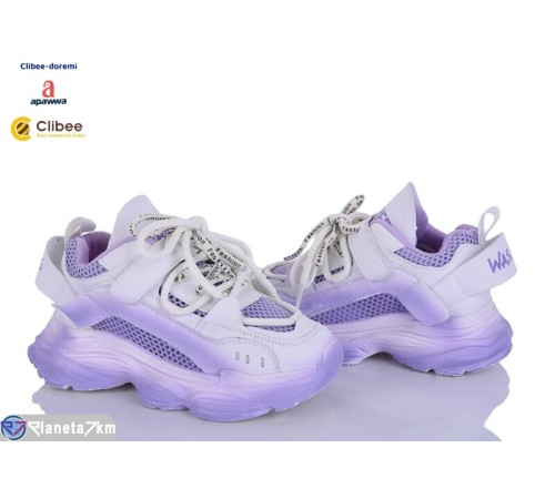 Дитячі кросівки на весну/осінь (7 пар р.31-37) фіолетовий  "BELIES-D"