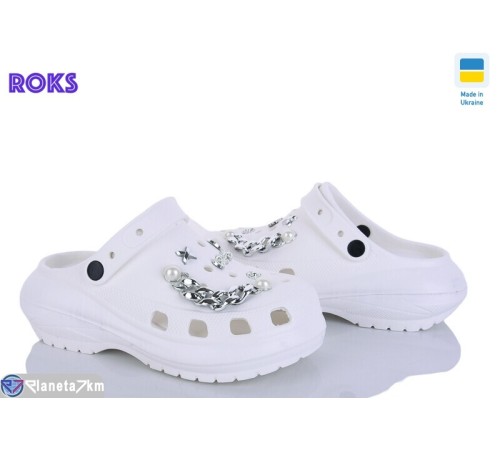 Кроки жіночі на літо (6 пар р.36-40) білий  "Roks"