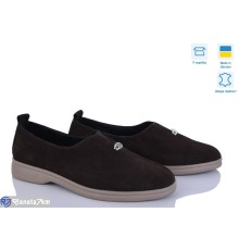 Туфлі жіночі на весну/осінь (6 пар р.36-40) коричневий  "Linda"