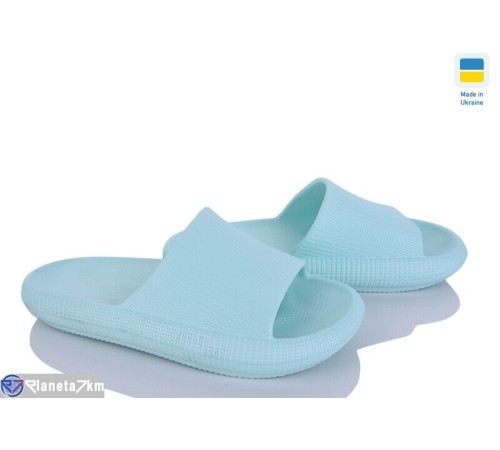Шлепки жіночі на літо (6 пар р.36-41) зелений  "Ladmir"