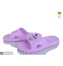 Шлепки жіночі на літо (6 пар р.36-41) фіолетовий  "Ladmir"