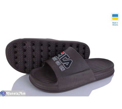 Шлепки чоловічі на літо (6 пар р.41-45) коричневий  "Ladmir"