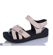 Босоніжки жіночі на літо (8 пар р.37-42) бежевий  "KANGO"