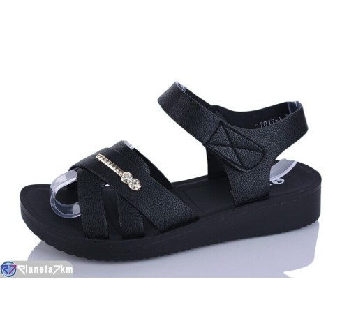 Босоніжки жіночі на літо (8 пар р.37-42) чорний  "KANGO"