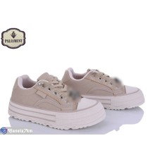 Дитячі кеди на весну/осінь (8 пар р.32-37) бежевий  "PALIAMENT"