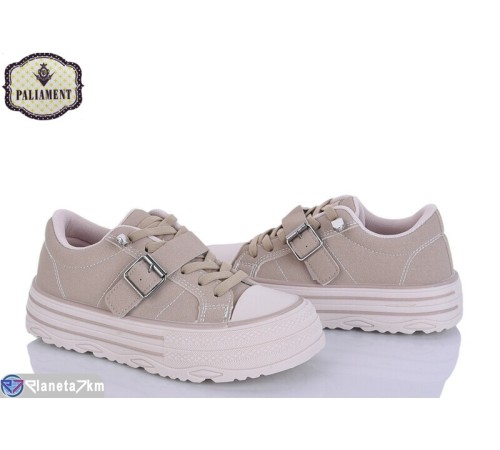 Дитячі кеди на весну/осінь (8 пар р.32-37) бежевий  "PALIAMENT"