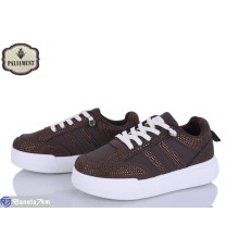 Дитячі кеди на весну/осінь (8 пар р.32-37) коричневий  "PALIAMENT"