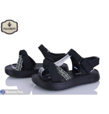 Дитячі босоніжки на весну/осінь (8 пар р.32-37) чорний  "PALIAMENT"