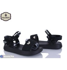 Дитячі босоніжки на весну/осінь (8 пар р.32-37) чорний  "PALIAMENT"