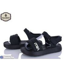 Дитячі босоніжки на весну/осінь (8 пар р.32-37) чорний  "PALIAMENT"