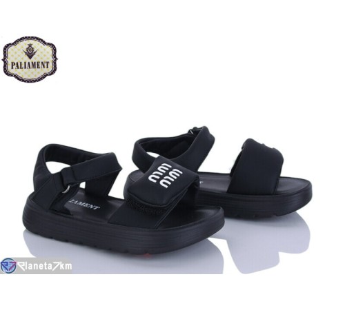 Дитячі босоніжки на весну/осінь (8 пар р.26-31) чорний  "PALIAMENT"