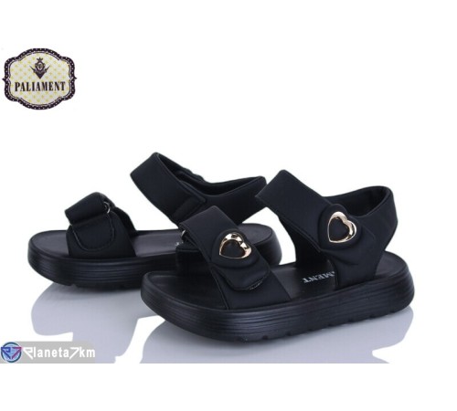 Дитячі босоніжки на весну/осінь (8 пар р.26-31) чорний  "PALIAMENT"