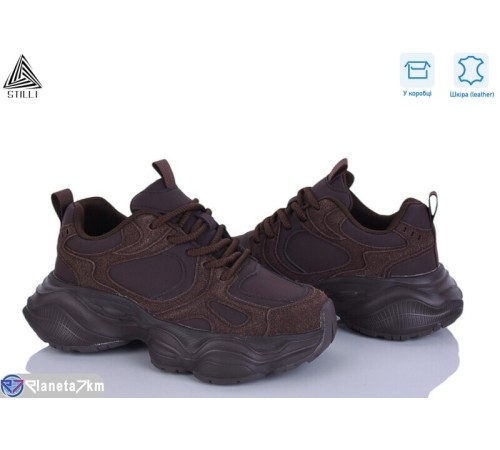 Кросівки жіночі на весну/осінь (8 пар р.36-41) коричневий  "STILLI Group"