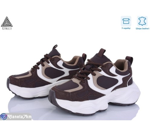 Кросівки жіночі на весну/осінь (8 пар р.36-41) коричневий  "STILLI Group"