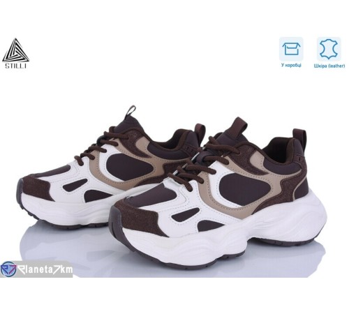 Кросівки жіночі на весну/осінь (8 пар р.36-41) коричневий  "STILLI Group"