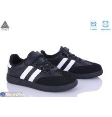 Дитячі кросівки на весну/осінь (8 пар р.32-37) чорний  "STILUS"