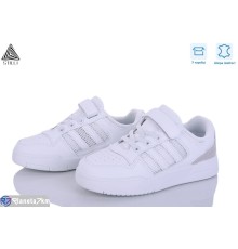 Дитячі кросівки на весну/осінь (8 пар р.32-37) білий  "STILUS"