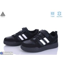 Дитячі кросівки на весну/осінь (8 пар р.32-37) чорний  "STILUS"