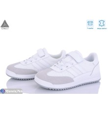 Дитячі кросівки на весну/осінь (8 пар р.32-37) білий  "STILUS"