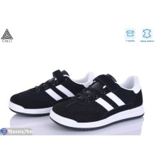 Дитячі кросівки на весну/осінь (8 пар р.32-37) чорний  "STILUS"