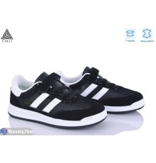 Дитячі кросівки на весну/осінь (8 пар р.32-37) чорний  "STILUS"