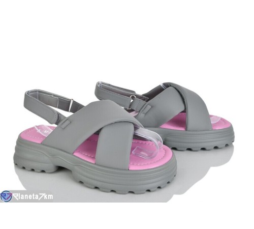 Дитячі босоніжки на літо (8 пар р.32-37) сірий  "Laifakids"