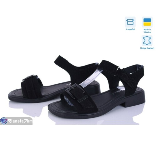 Босоніжки жіночі на літо (8 пар р.36-41) чорний  "FOX"