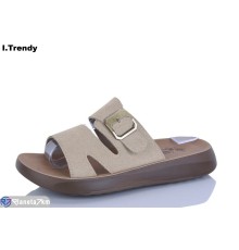 Шлепки жіночі на літо (8 пар р.36-41) бежевий  "Trendy"