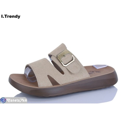 Шлепки жіночі на літо (8 пар р.36-41) бежевий  "Trendy"