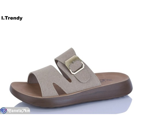 Шлепки жіночі на літо (8 пар р.36-41) бежевий  "Trendy"