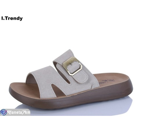 Шлепки жіночі на літо (8 пар р.36-41) бежевий  "Trendy"