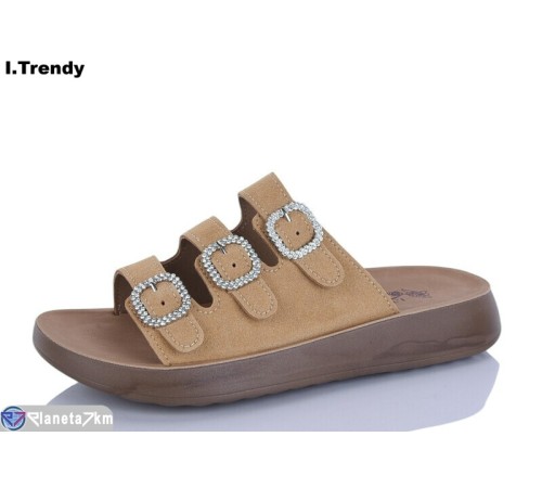 Шлепки жіночі на літо (8 пар р.36-41) бежевий  "Trendy"