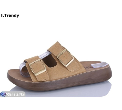 Шлепки жіночі на літо (8 пар р.36-41) бежевий  "Trendy"