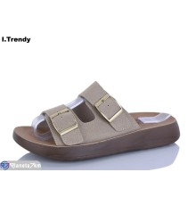 Шлепки жіночі на літо (8 пар р.36-41) бежевий  "Trendy"