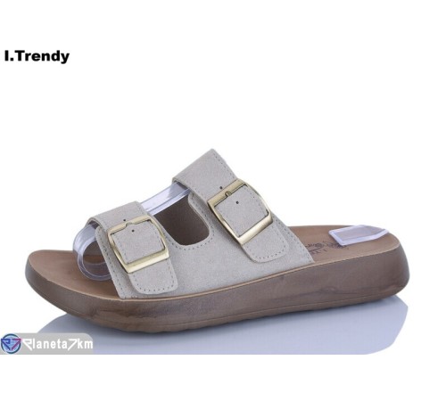 Шлепки жіночі на літо (8 пар р.36-41) бежевий  "Trendy"