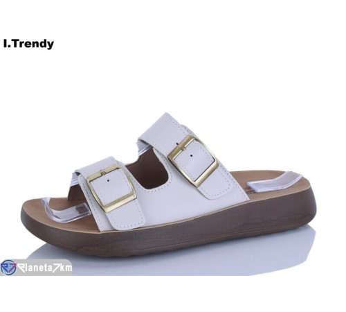 Шлепки жіночі на літо (8 пар р.36-41) бежевий  "Trendy"