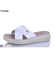 Шлепки жіночі на літо (8 пар р.36-41) білий  "Trendy"