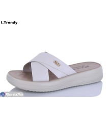 Шлепки жіночі на літо (8 пар р.36-41) бежевий  "Trendy"