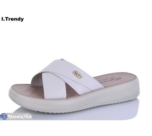 Шлепки жіночі на літо (8 пар р.36-41) бежевий  "Trendy"